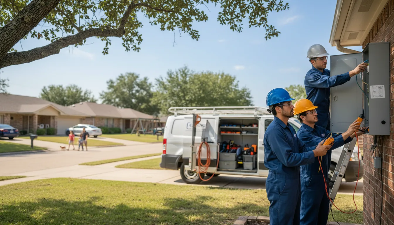Certified electrician providing emergency electrical services in Yerkes, KY